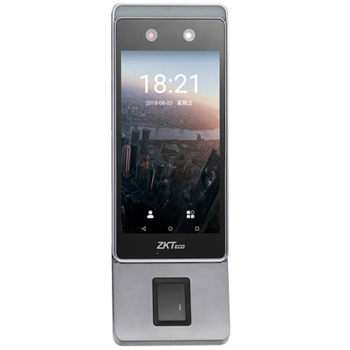 ZKTeco Horus facial recognition terminal in Uganda. Features 3m recognition distance, anti-spoofing, and 4G/Wi-Fi for wireless time attendance. Compact smartphone-grade design for Kampala.
