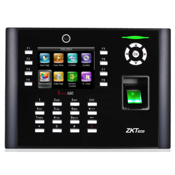 ZKTeco iClock680 biometric fingerprint time attendance and access control terminal from your leading Uganda supplier,matching and optional Wi-Fi/GPRS for centralized reporting in Kampala.