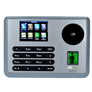 ZKTeco P160 biometric terminal in Uganda. Supports 600 palm and 3,000 fingerprint templates with sub-1 second verification. Features Wi-Fi and TCP/IP for Kampala offices.