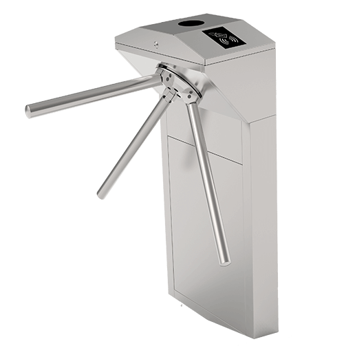 ZKTeco TS1000 Pro Series angled shot – durable RFID and fingerprint entrance control solution for Uganda. Features a compact SUS304 stainless steel design for reliable security in Kampala.