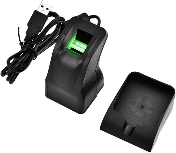 ZKTeco ZK4500 USB fingerprint enrollment station from your trusted Uganda supplier, featuring a weighted base and high-resolution optical sensor for professional biometric registration in Kampala.