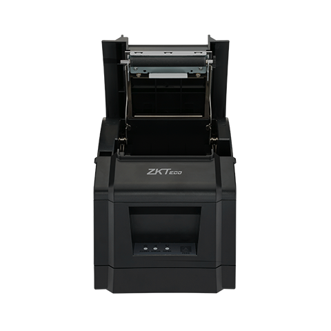 ZKTeco ZKP8005 high-speed thermal receipt printer front view. Professional printing solution for retail, supermarkets, and hospitality businesses in Kampala and Uganda.